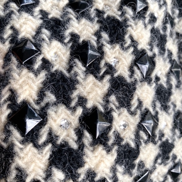 🖤 VINTAGE 1960’S SUTTON PLACE BLOOMINGDALES DIAMOND STUDDED WOOL MINI DR… - Picture 8 of 10